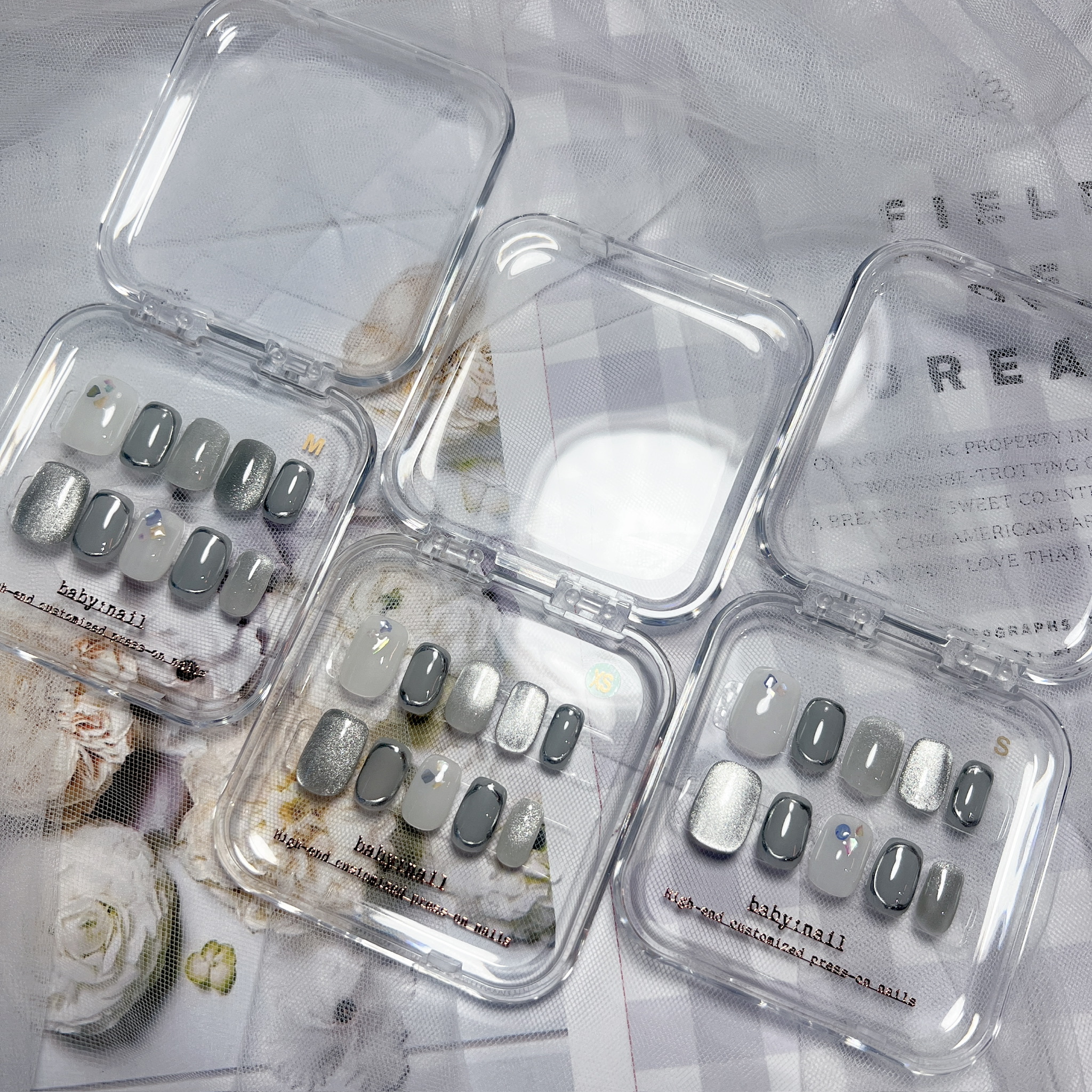 baby:nail ︳Grey Tone Cat Eye Stone