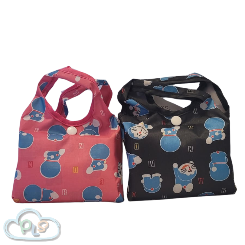 現貨 摺疊環保袋 粉紅色 多啦A夢 #10008