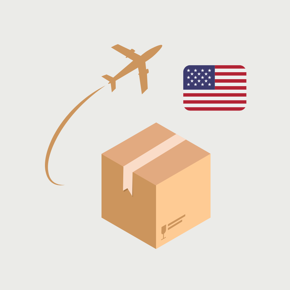 海外配送專用箱子 － 美國