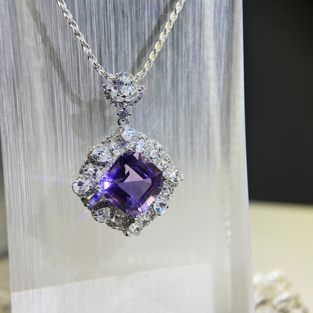 玻利維亞紫水晶吊墜