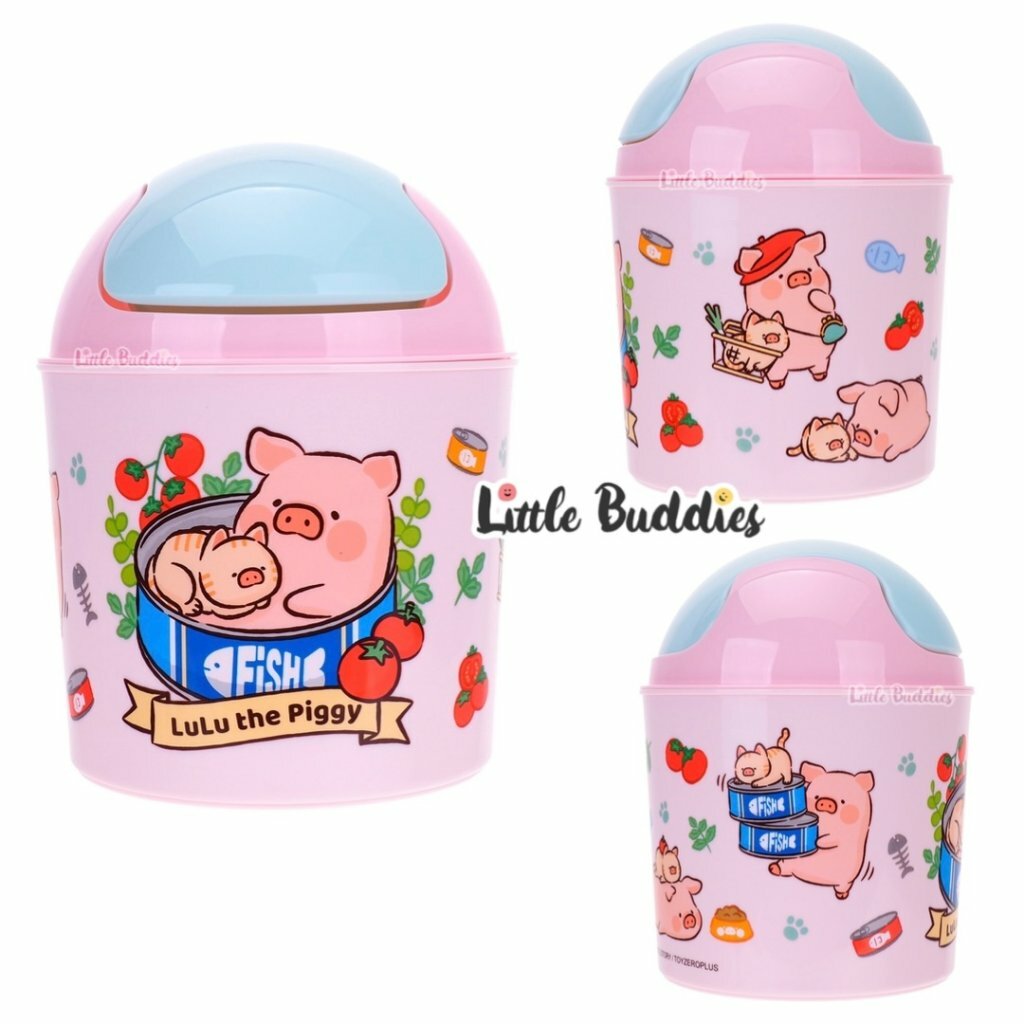 SALE LuLu The Piggy Lulu豬 桌上圓形垃圾桶