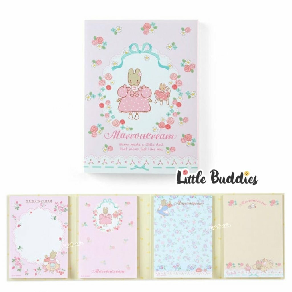 日版Sanrio Marron Cream奶油小栗色設計系列 - 便條紙套裝