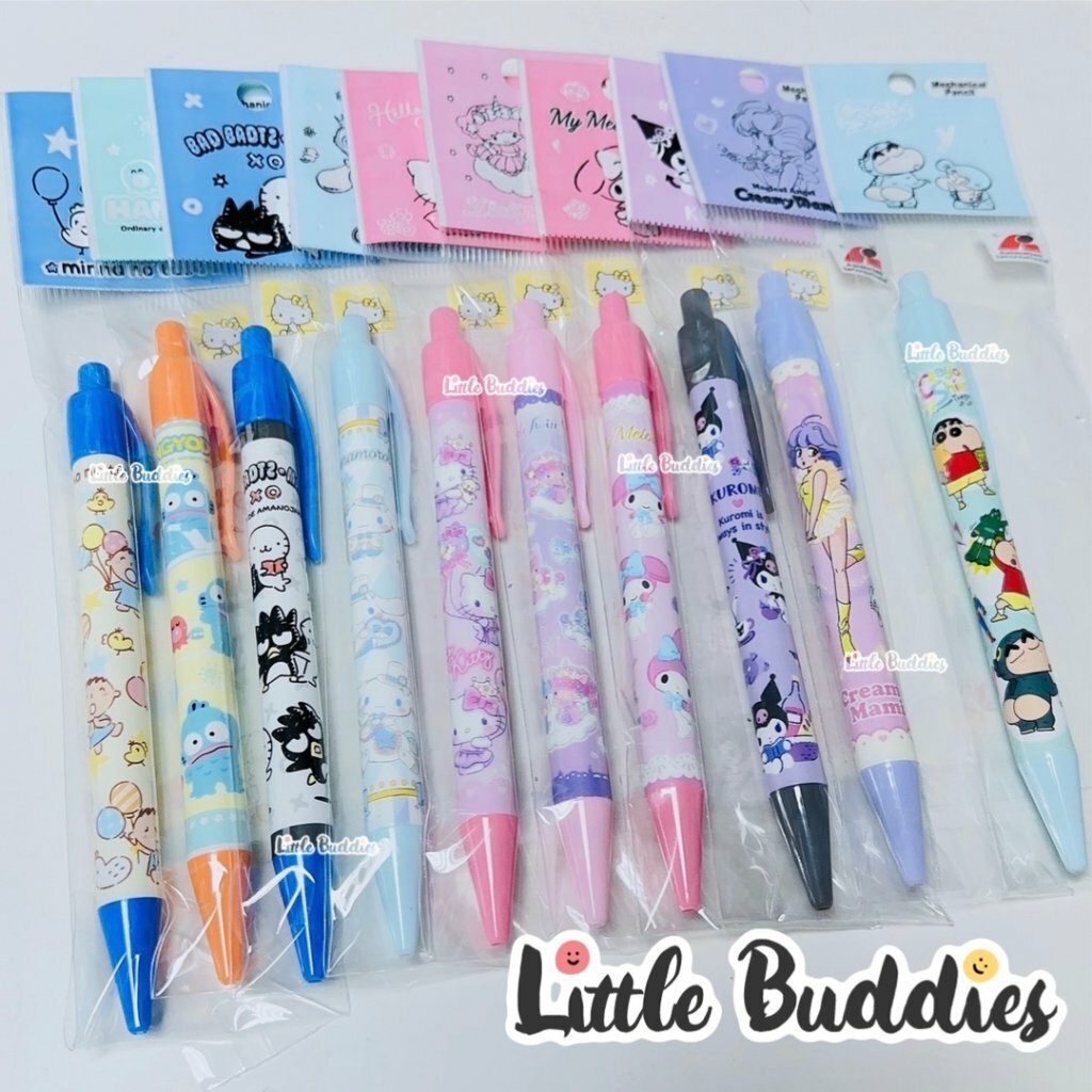 港版Sanrio/ 小忌廉/ 蠟筆小新 鉛芯筆