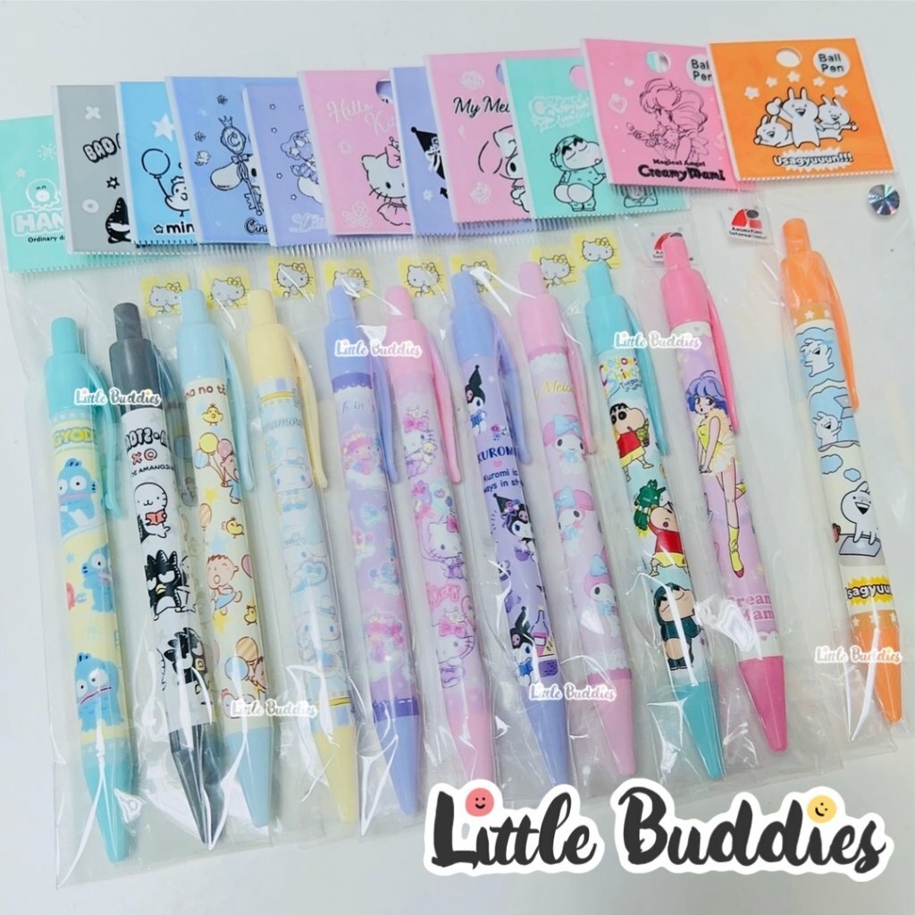 港版Sanrio/ 小忌廉/ 蠟筆小新/小突兔 原子筆