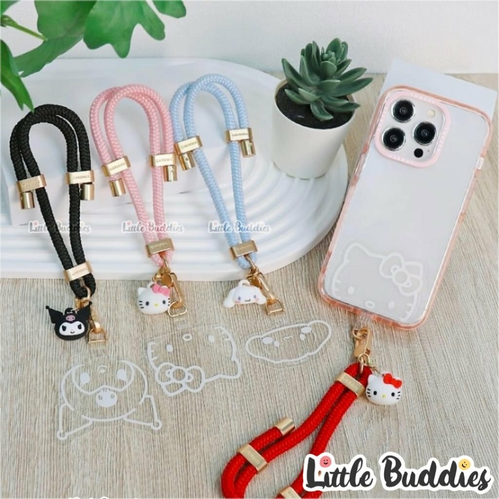 Sanrio Characters 公仔吊飾手機防丟掛繩（短帶）