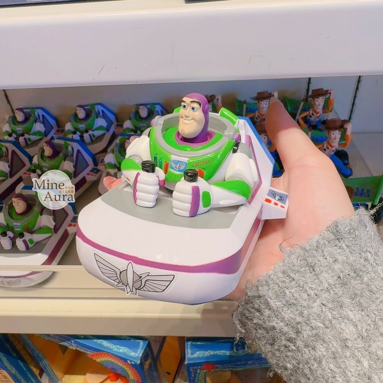 巴斯光年 Buzz Lightyear 太空船造型 玩具車 迴力車 玩具總動員 Toy Story -香港迪士尼樂園