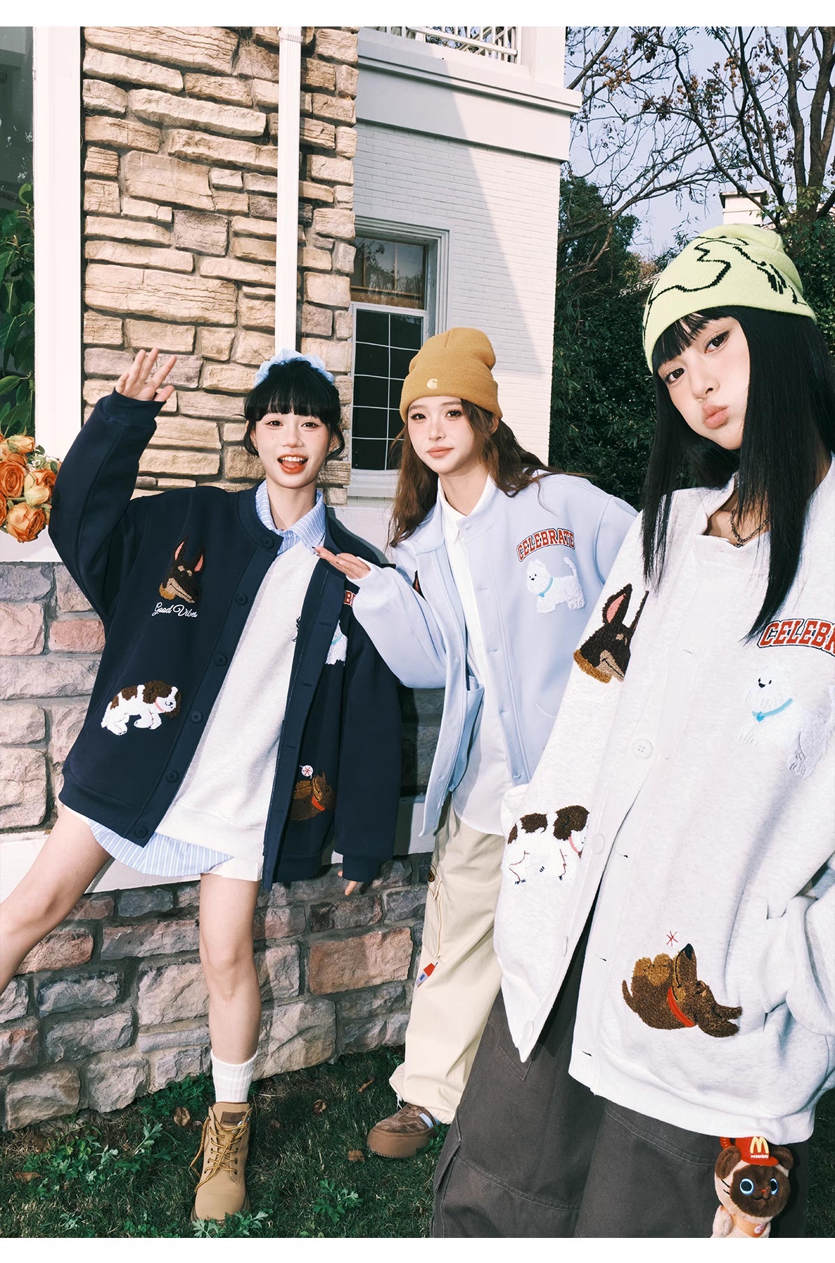 LEMANISM 卡通 毛巾刺繡 棒球服外套