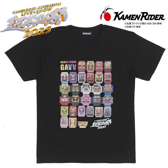 223762 Pbandai 預訂 2025/4月 仮面ライダーガヴ＆仮面ライダーシリーズ 　ゴチゾウ　Tシャツ　超英雄祭2025