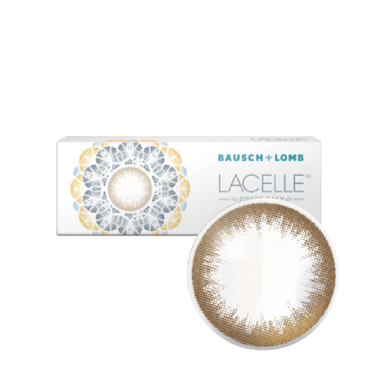 博士倫蕾絲炫眸炫眸系列彩色日拋炫眸咖(10片）