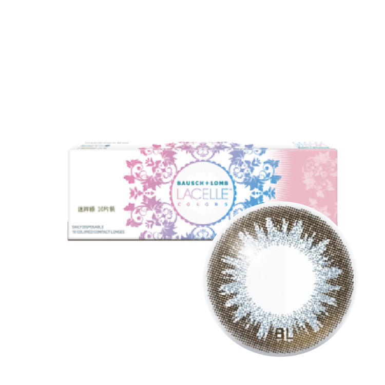 博士倫蕾絲炫眸迷眸系列彩色日拋迷眸藍(10片）