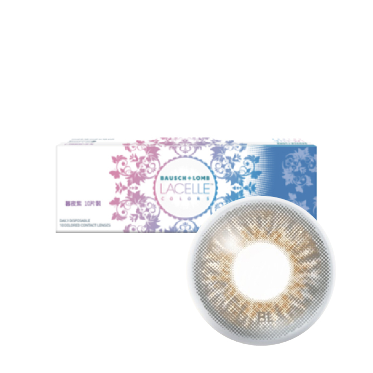 博士倫蕾絲炫眸暮光系列彩色日拋(10片) 日暮棕