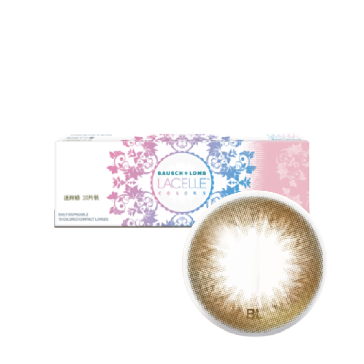 博士倫蕾絲炫眸迷眸系列彩色日拋迷眸棕(10片）