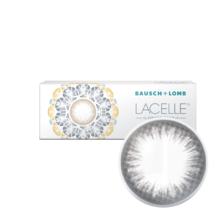 博士倫蕾絲炫眸炫眸系列彩色日拋炫眸灰(10片）