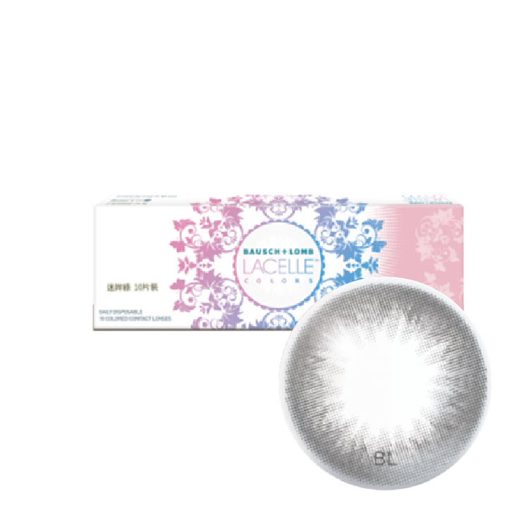博士倫蕾絲炫眸迷眸系列彩色日拋迷眸灰(10片）