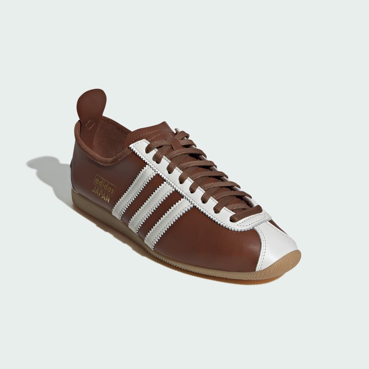 女鞋 ADIDAS JAPAN W 'Preloved Brown' 棕白 皮革 復古 德訓鞋 休閒鞋【JH5434】