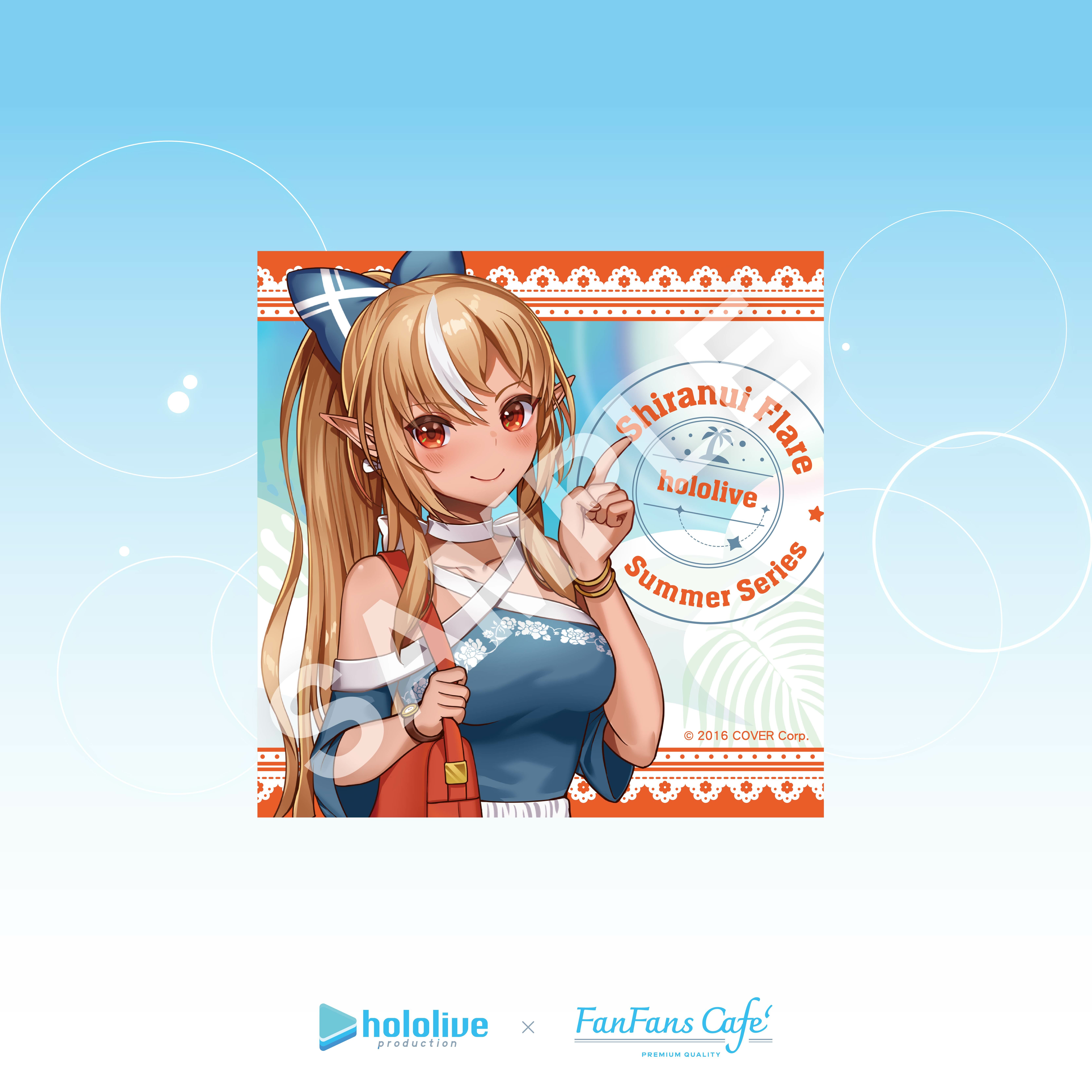 hololive-熱帶拾光系列-陶瓷杯墊-不知火芙蕾雅