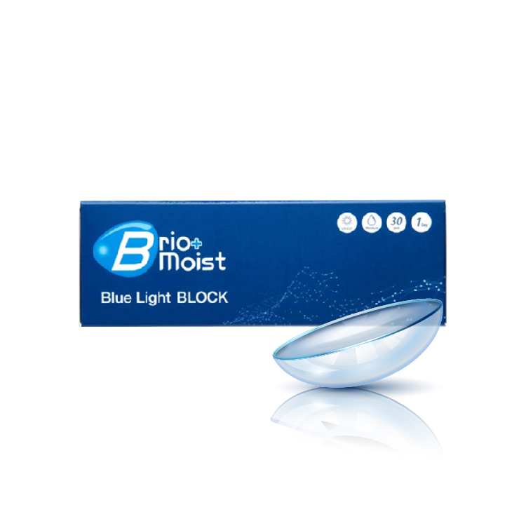 氧視加抗藍光透明日拋(30片）