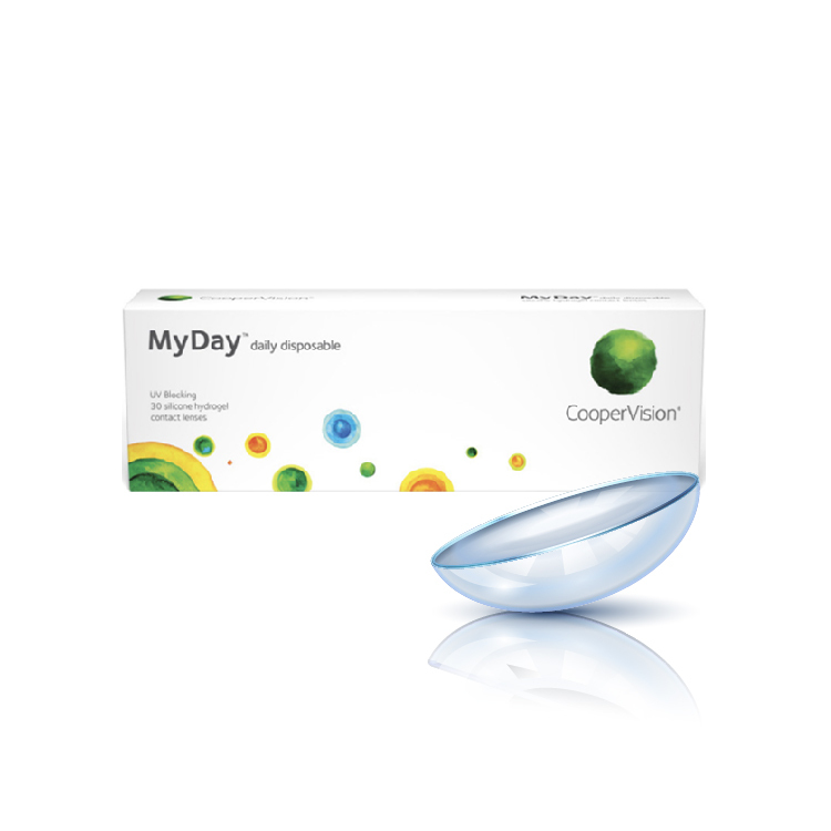 酷柏美怡天矽水膠透明日拋(30片）