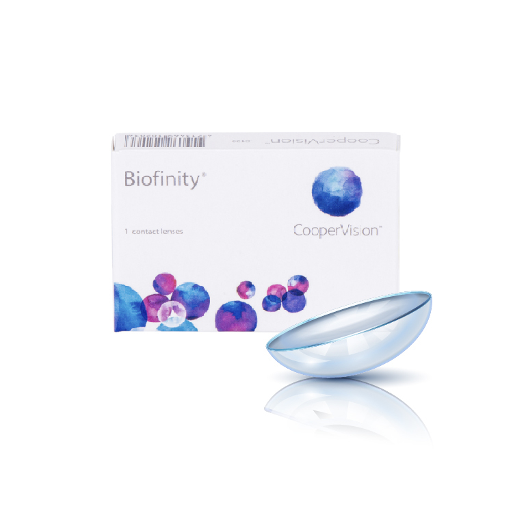 酷柏佰視明透明月拋(6片）