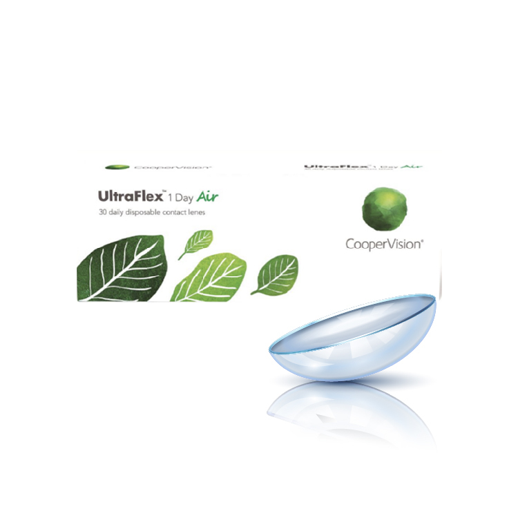 酷柏奧克拉優氧矽水膠透明日拋(30片）