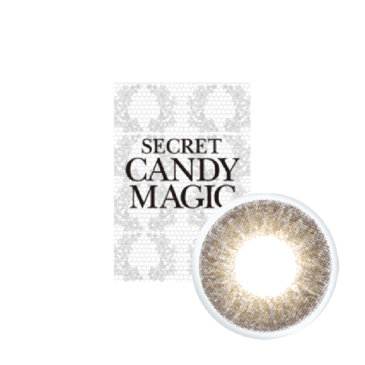 魔幻糖果彩色月拋(1片)亮米褐