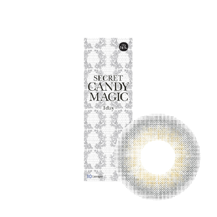 魔幻糖果彩色日拋(10片)透亮灰