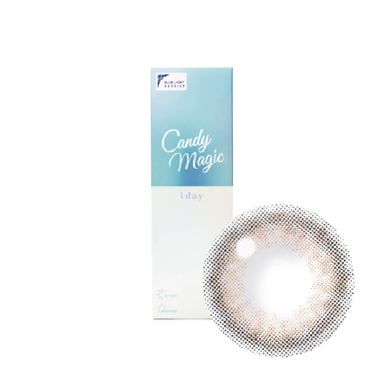 魔幻糖果抗藍光彩色日拋 (10片)柔糖果茶