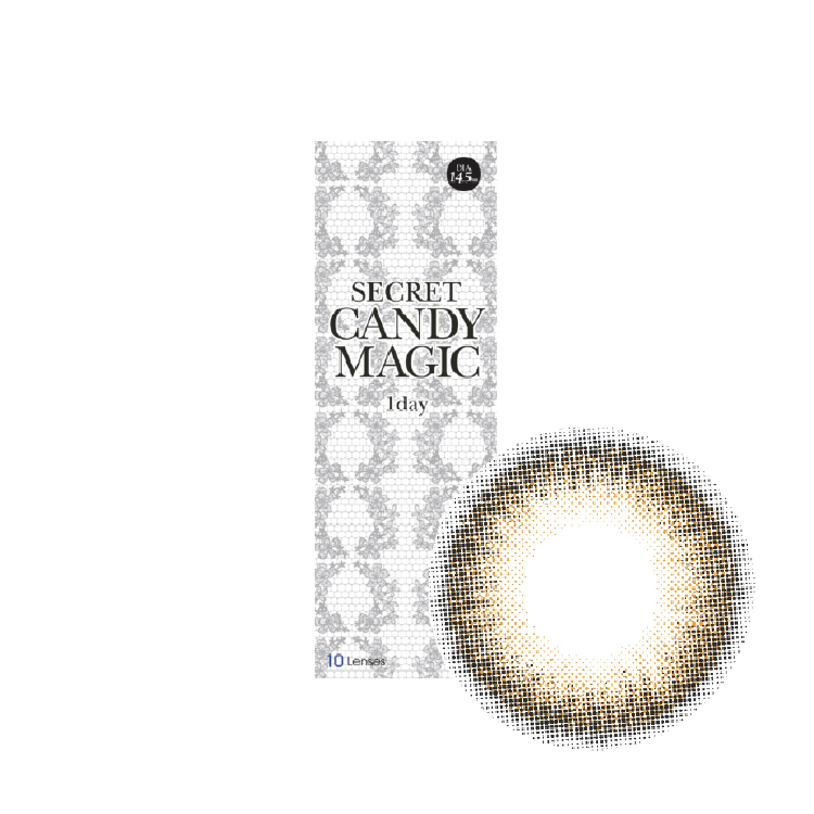 魔幻糖果彩色日拋(10片)閃耀棕