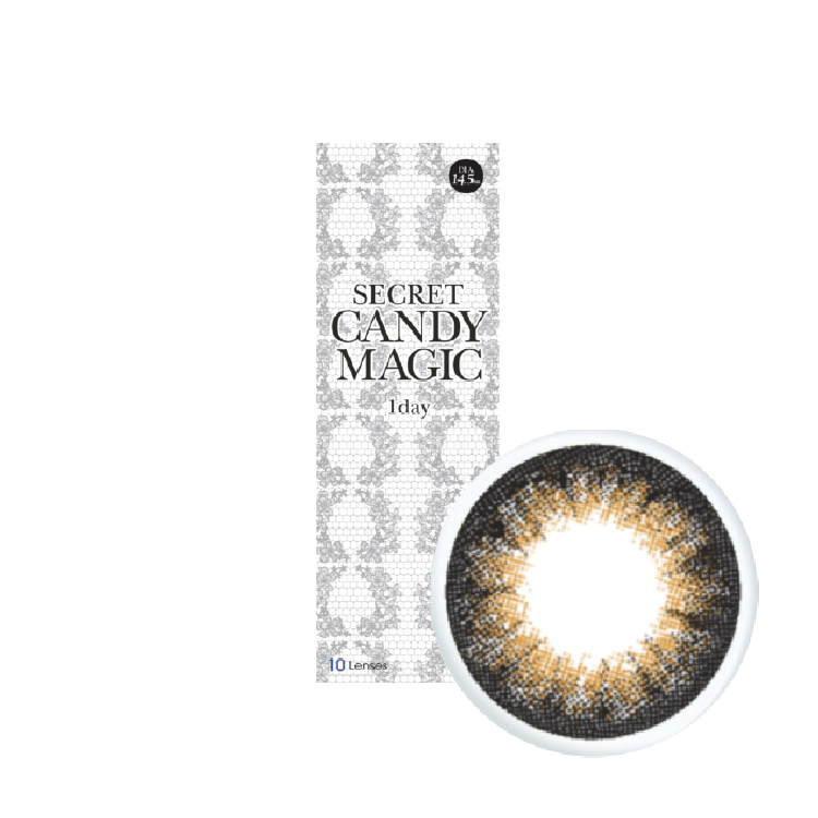 魔幻糖果彩色日拋(10片)NO.06棕