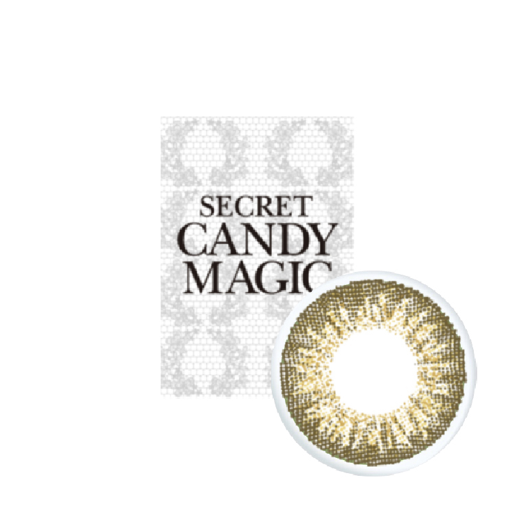 魔幻糖果彩色月拋(1片)NO.14褐