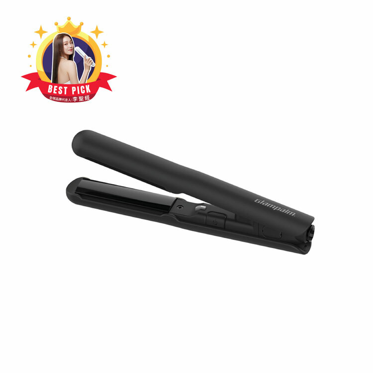 Glampalm GP103 Double-C 迷你造型夾 [弧形板面] [型格黑色]