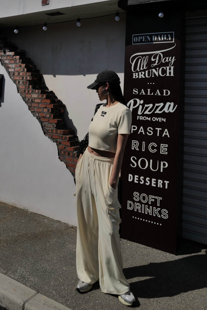 棉質磨毛工裝套裝*2色