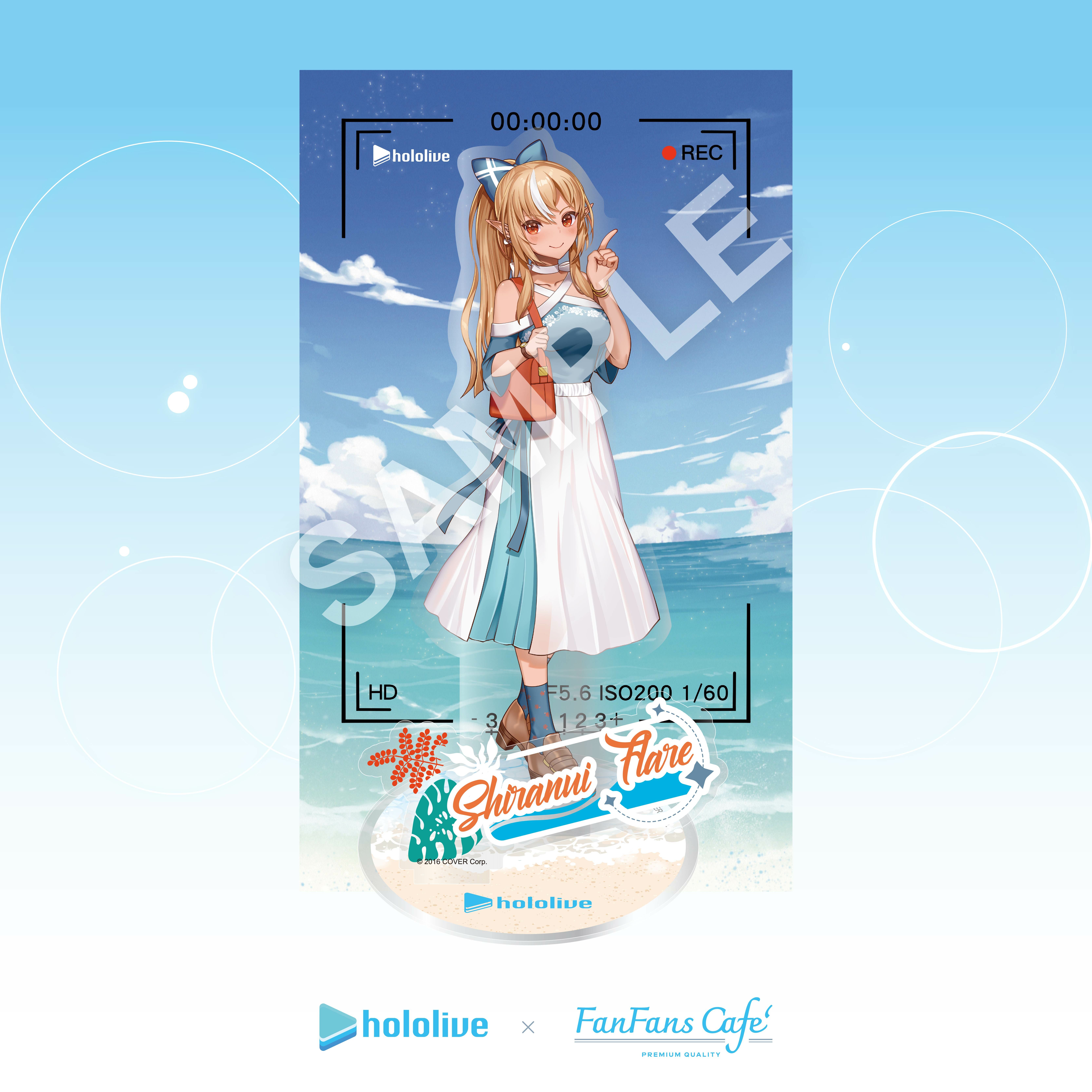 hololive-熱帶拾光系列-壓克力立牌-不知火芙蕾雅