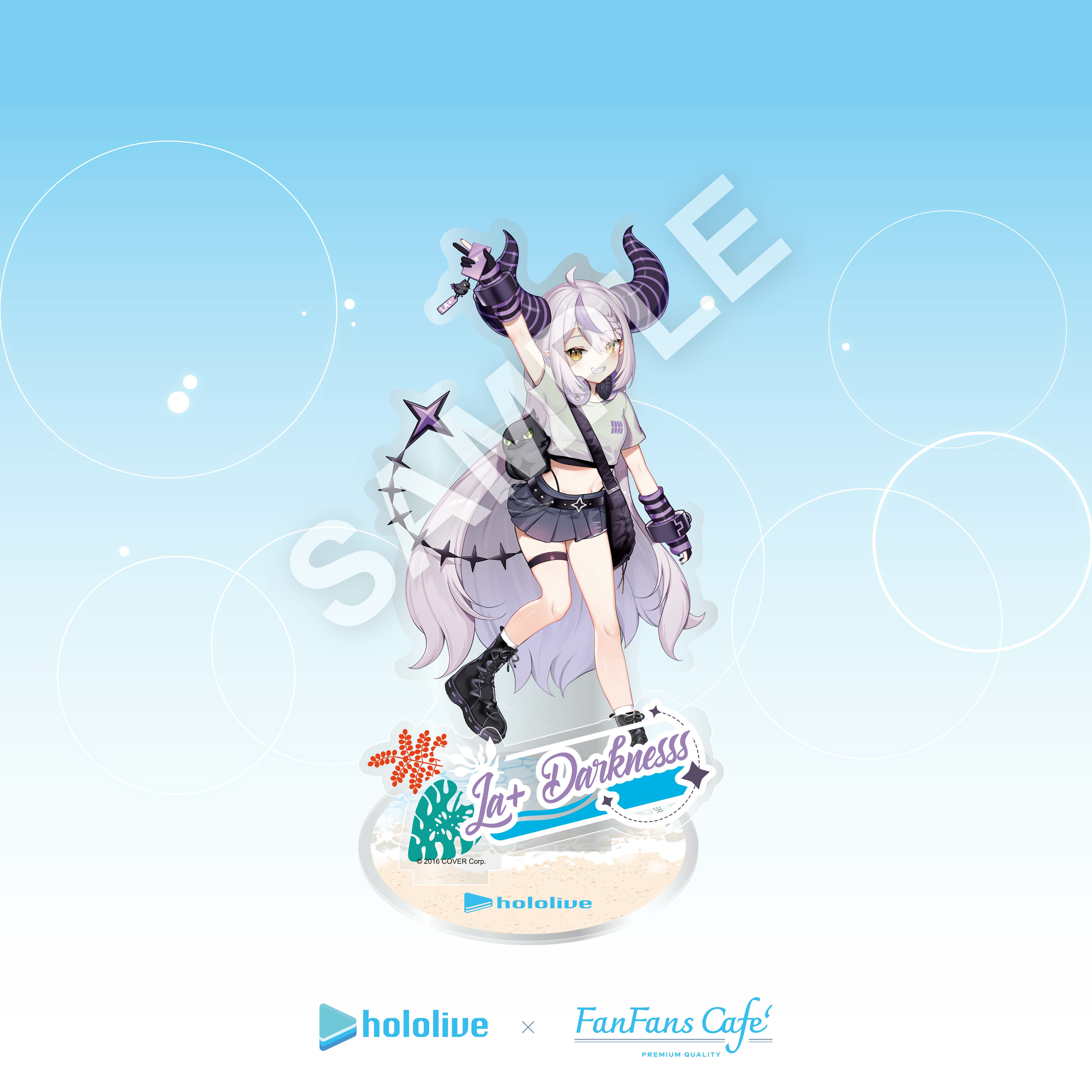 hololive-熱帶拾光系列-壓克力立牌-拉普拉斯‧暗黑