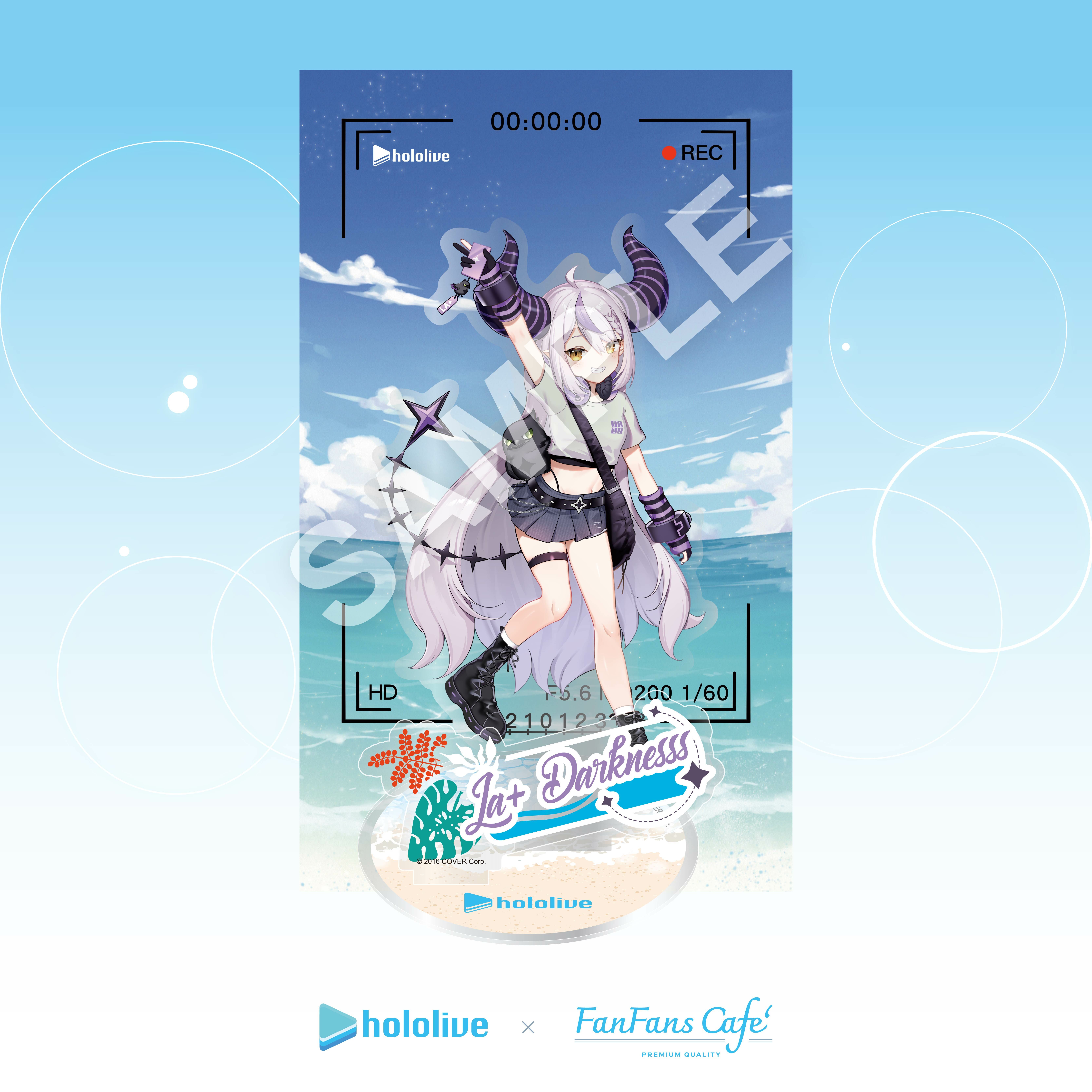 hololive-熱帶拾光系列-壓克力立牌-拉普拉斯‧暗黑