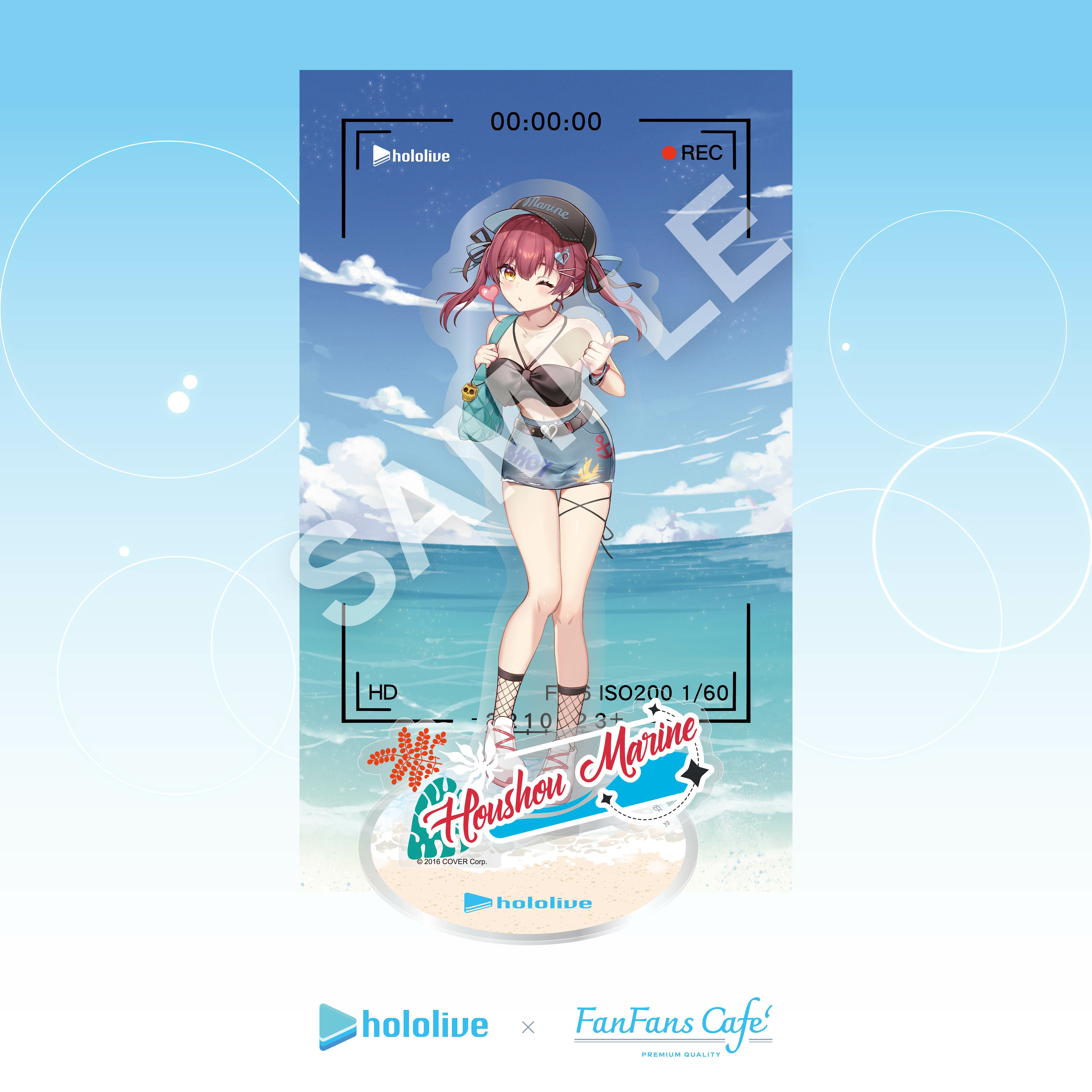 hololive-熱帶拾光系列-壓克力立牌-寶鐘瑪琳