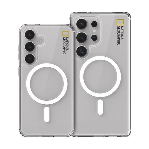 National Geographic - Magsafe Clear - Samsung S25 Case 國家地理透明防撞磁吸充電手機硬殼