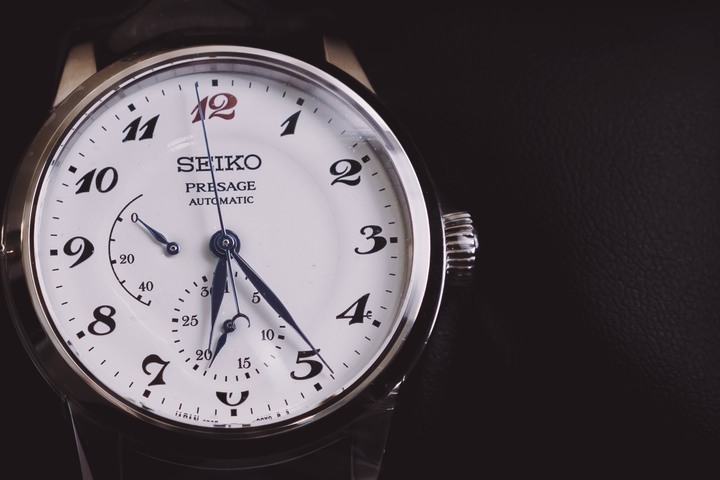 Seiko 精工 Presage automatic men's watch Seiko Presage Laurel Craftsmanship SPB401J1 Limited Edition 110週年限量琺瑯面盤自動機械皮革款男裝手錶