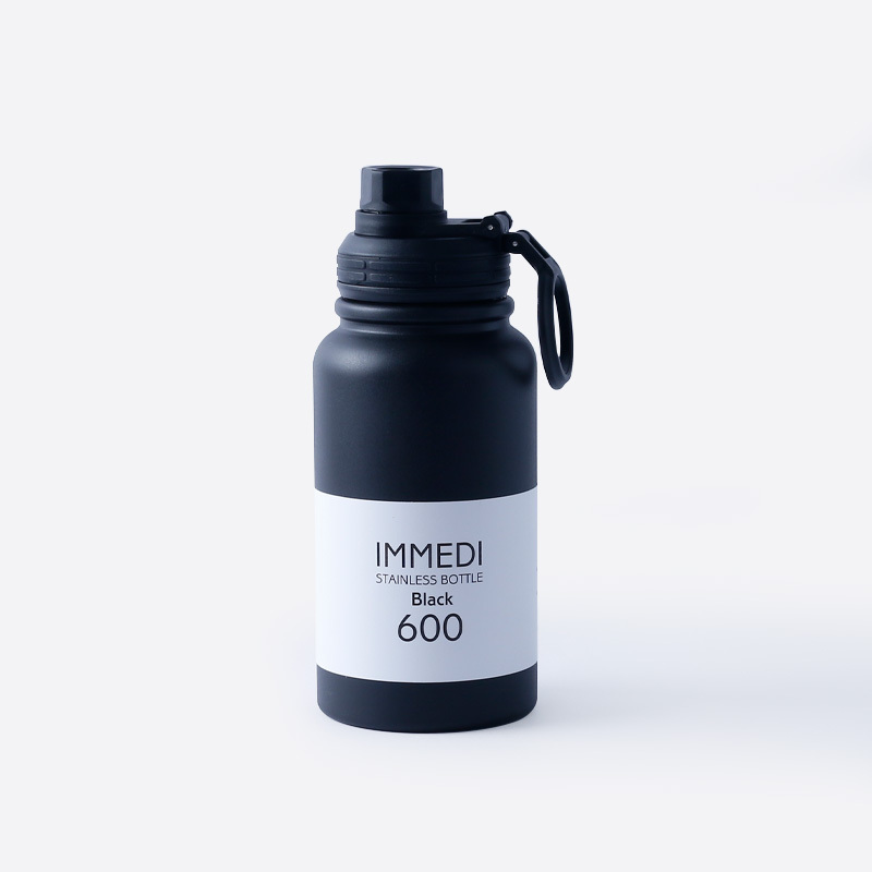 SP IMMEDI真空不鏽鋼瓶/黑 600ml