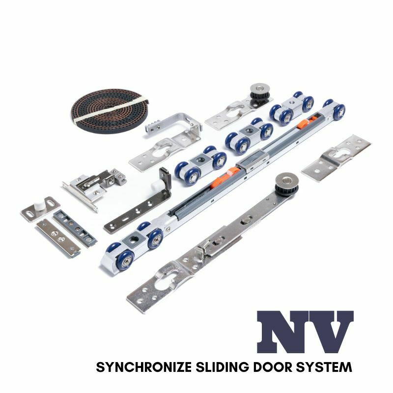 NV 2+1 油壓緩衝 連動三趟門