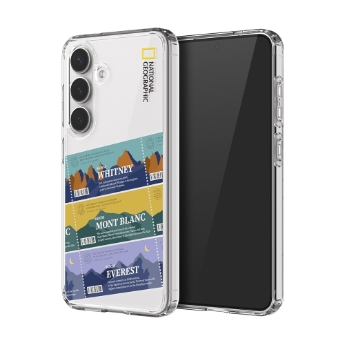 National Geographic - Clear Wappen - Samsung S25 Case 國家地理透明防撞手機硬殼