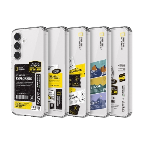 National Geographic - Clear Wappen - Samsung S25 Case 國家地理透明防撞手機硬殼