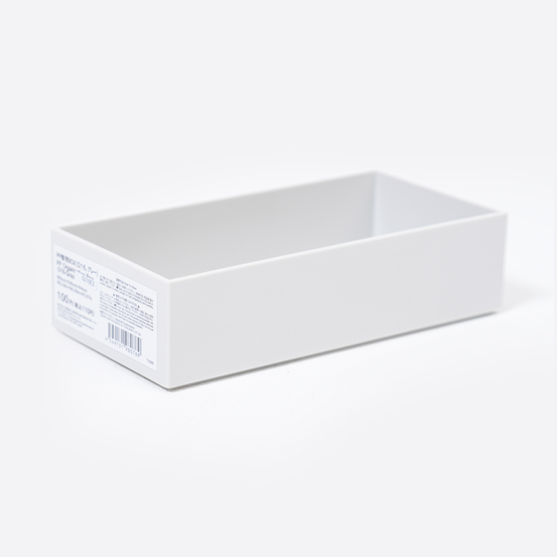 SP PP收納盒/灰 8x4x16cm