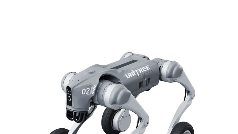 Unitree Go2-W 輪足機器狗 (宇樹原廠指定代理)