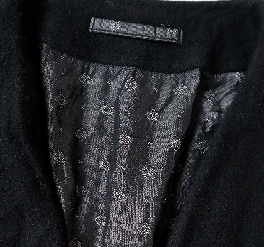 LAST PCS: KAPITAL FELTED WOOL CASA JACKET - BLACK SIZE 3 PRE ORDER ITEM (預訂中)