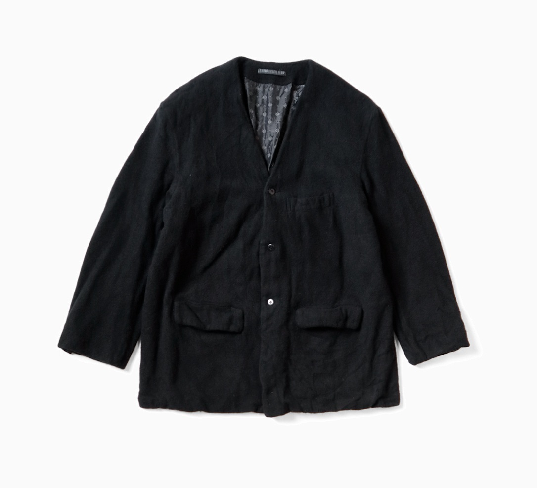 LAST PCS: KAPITAL FELTED WOOL CASA JACKET - BLACK SIZE 3 PRE ORDER ITEM (預訂中)