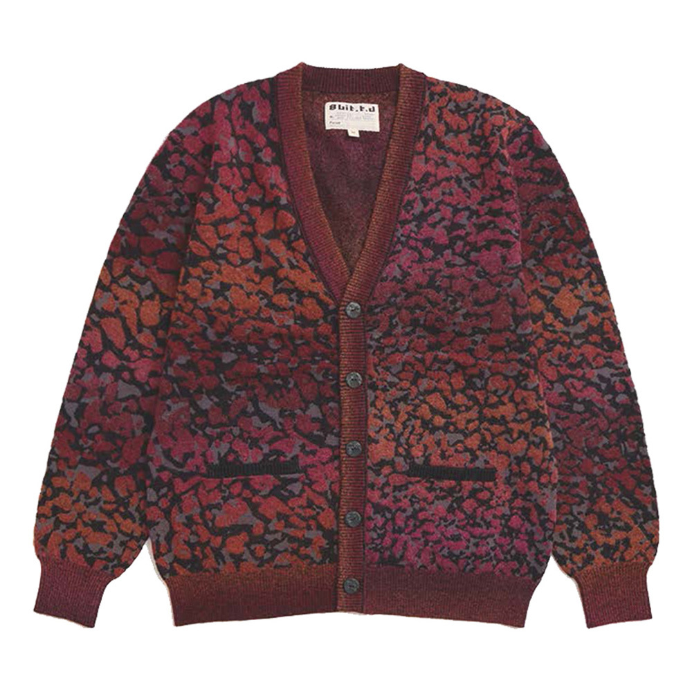 Gravel Road Wool Blended Cardigan Orange