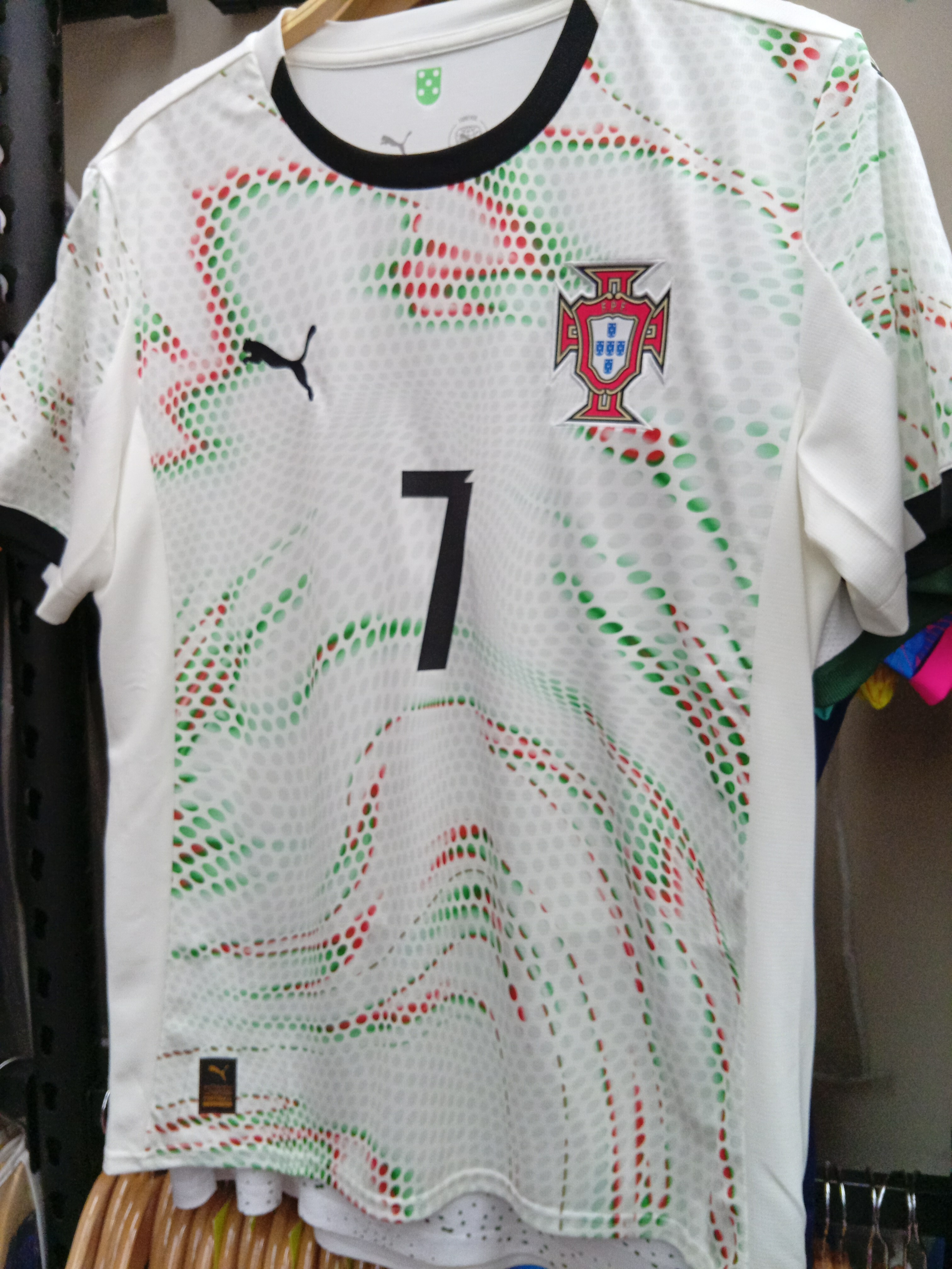 2025葡萄牙國家隊C朗拿度作客球迷版球衣