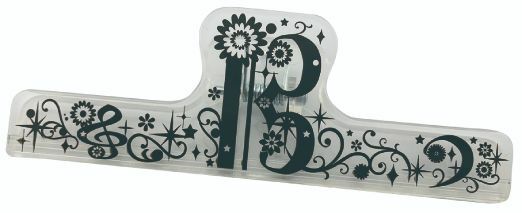 樂譜長夾 - 透明黑（中音譜號）