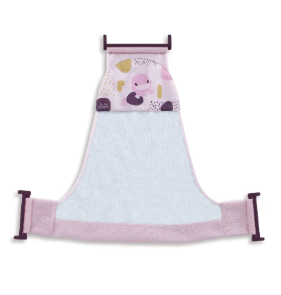 KUKU 調整型沐浴網-粉紅色